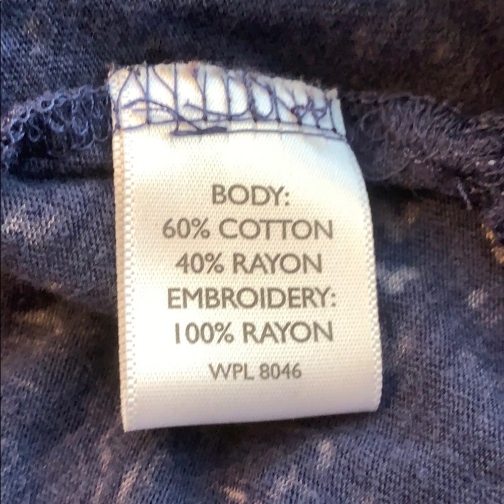 INC International Concepts Sleeveless Tee Bandana Print Split V-Neck - Picture 6 of 6